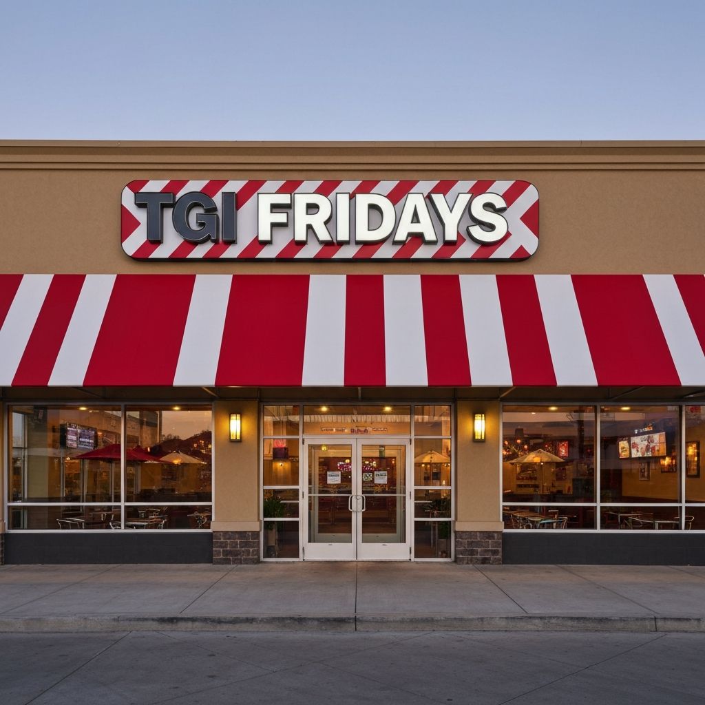 TGI Fridays Restaurant Front View