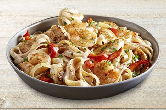 Cajun Shrimp & Chicken Pasta