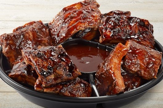 Whiskey Glaze & BBQ Ribs Platter